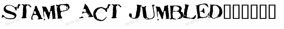 Stamp Act Jumbled字体转换